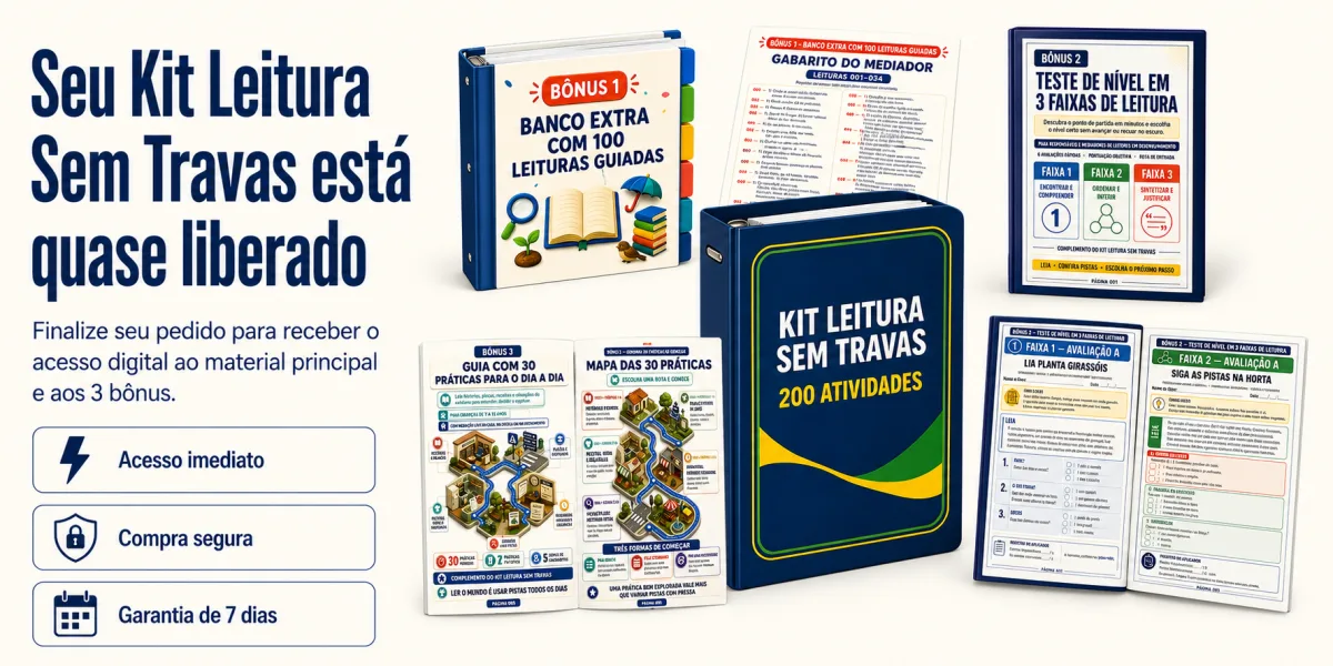 Kit Leitura Sem Travas — Plano Completo